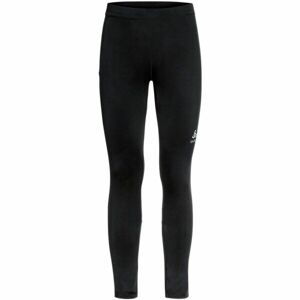 Odlo ESSENTIAL TIGHTS Pánske bežecké elastické nohavice, čierna, veľkosť