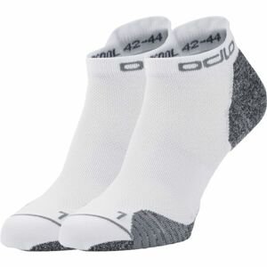 Odlo CERAMICOOL RUN 2 PACK SOCKS SHORT Ponožky, biela, veľkosť 36-38