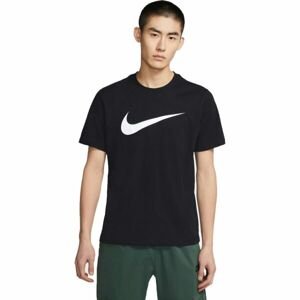 Nike NSW TEE ICON SWOOSH Pánske tričko, čierna, veľkosť XXL