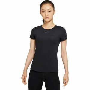 Nike ONE DF SS SLIM TOP W Dámske tréningové tričko, čierna, veľkosť L