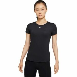 Nike ONE DF SS SLIM TOP W Dámske tréningové tričko, čierna, veľkosť M
