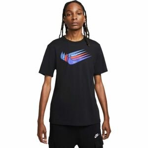 Nike NSW 12 MO SWOOSH TEE M Pánske tričko, čierna, veľkosť XXL