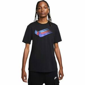Nike NSW 12 MO SWOOSH TEE M Pánske tričko, čierna, veľkosť S