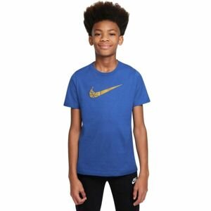 Nike NSW TEE CORE BALL HBR CNT Chlapčenské tričko, modrá, veľkosť L