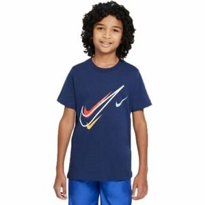 Nike NSW SOS SS TEE Chlapčenské tričko, tmavo modrá, veľkosť L