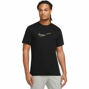 Nike NK DF TEE CAMO GFX Pánske tričko, čierna, veľkosť S