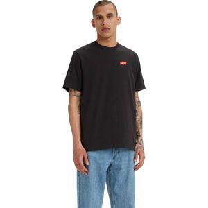 Levi's SS RELAXED FIT TEE Pánske tričko, čierna, veľkosť L