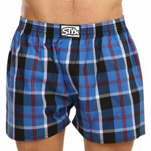 Styx MEN'S BOXERS SHORTS CLASSIC RUBBER Pánske trenky, modrá, veľkosť M