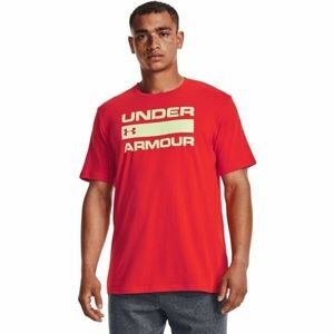 Under Armour UA TEAM ISSUE WORDMARK SS Pánske tričko, červená, veľkosť XXL