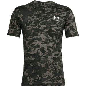 Under Armour ABC CAMO SS Pánske tričko, tmavo zelená, veľkosť L