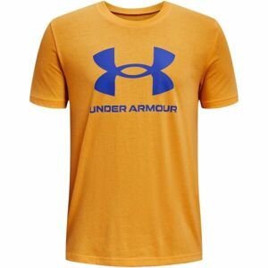 Under Armour SPORTSTYLE LOGO SS Chlapčenské tričko, oranžová, veľkosť L