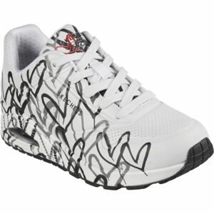 Skechers UNO-SPREAD THE LOVE Dámska voľnočasová obuv, biela, veľkosť 40