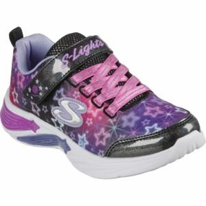 Skechers STAR SPARKS Dievčenská voľnočasová obuv, fialová, veľkosť 29