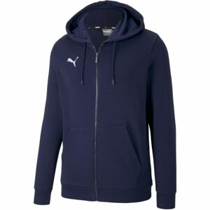 Puma TEAMGOAL 23 CASUALS HOODED JACKET Pánska športová mikina, tmavo modrá, veľkosť