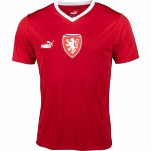 Puma FACR HOME JERSEY FAN Pánske futbalové tričko, červená, veľkosť XL