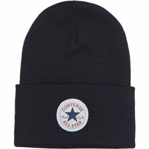 Converse CHUCK PATCH BEANIE  Unisexová zimná čiapka, čierna, veľkosť os