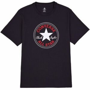 Converse STANDARD FIT CENTER FRONT CHUCK PATCH CORE TEE Pánske tričko, čierna, veľkosť XXL