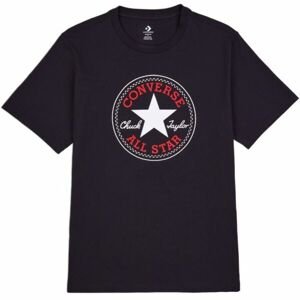 Converse STANDARD FIT CENTER FRONT CHUCK PATCH CORE TEE Pánske tričko, čierna, veľkosť M
