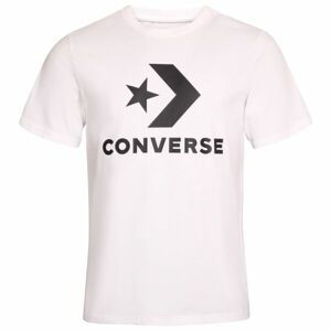 Converse STANDARD FIT CENTER FRONT LARGE LOGO STAR CHEV Pánske tričko, biela, veľkosť XXL