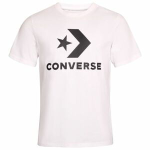 Converse STANDARD FIT CENTER FRONT LARGE LOGO STAR CHEV Pánske tričko, biela, veľkosť M