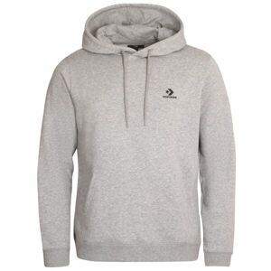 Converse STANDARD FIT LEFT CHEST STAR CHEV EMB CLASSIC HOODIE Unisex mikina, sivá, veľkosť