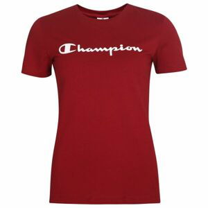 Champion CREWNECK T-SHIRT Dámske tričko, červená, veľkosť M