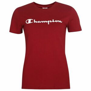 Champion CREWNECK T-SHIRT Dámske tričko, červená, veľkosť XS