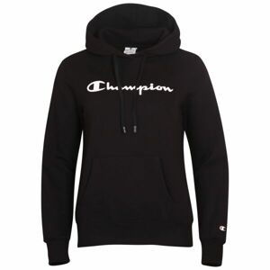 Champion HOODED SWEATSHIRT Dámska mikina, čierna, veľkosť S