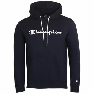 Champion FALL POLY FLEECE HOODED SWEATSHIRT Pánska mikina, tmavo modrá, veľkosť M