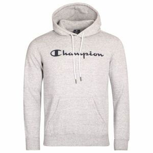 Champion FALL POLY FLEECE HOODED SWEATSHIRT Pánska mikina, sivá, veľkosť M