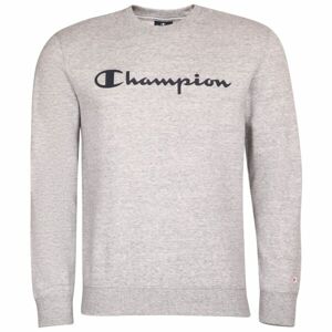 Champion CREWNECK SWEATSHIRT Pánska mikina, sivá, veľkosť XXL