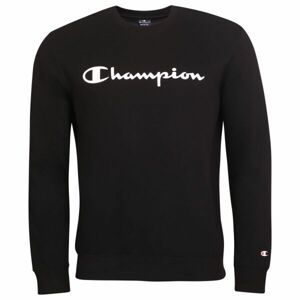 Champion CREWNECK SWEATSHIRT Pánska mikina, čierna, veľkosť XL