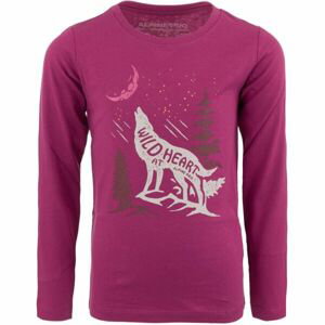 ALPINE PRO GROMO Detské tričko, ružová, veľkosť 152-158