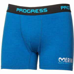 Progress MW SKN Pánske Merino boxerky, modrá, veľkosť M