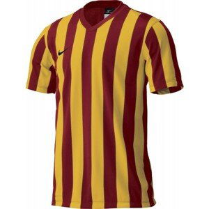 Nike STRIPED DIVISION JERSEY YOUTH Detský futbalový dres, žltá, veľkosť L