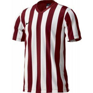 Nike STRIPED DIVISION JERSEY YOUTH červená S - Detský futbalový dres