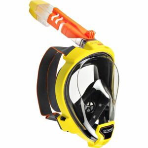 Ocean Reef ARIA QR + CAMERA HOLDER Šnorchlovacia maska, žltá, veľkosť L/XL