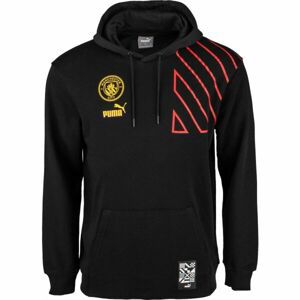 Puma MCFC FTBLCULTURE HOODY Pánska mikina, čierna, veľkosť XL