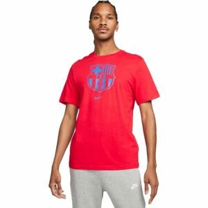 Nike FCB M NK CREST TEE Pánske tričko, červená, veľkosť XL