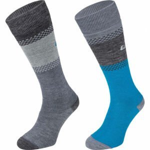 Eisbär SKI COMFORT 2 PACK Dámske členkové ponožky, sivá, veľkosť 43 - 46