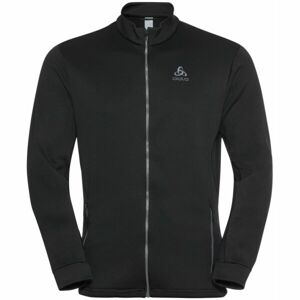 Odlo MID LAYER FULL ZIP BERRA Pánska mikina, čierna, veľkosť