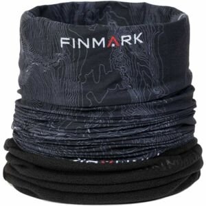 Finmark FSW-216 Multifunkčná šatka s flísom, čierna, veľkosť os