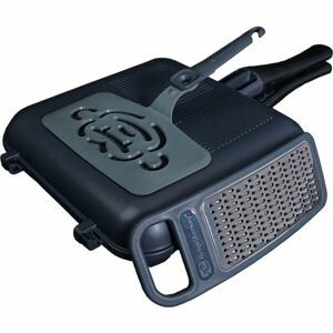 RIDGEMONKEY CONNECT TOASTER YYL PAN & GRIDDLE SET Súprava panvíc, čierna, veľkosť os