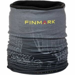 Finmark FSW-250 Multifunkčná šatka s flísom, tmavo sivá, veľkosť os