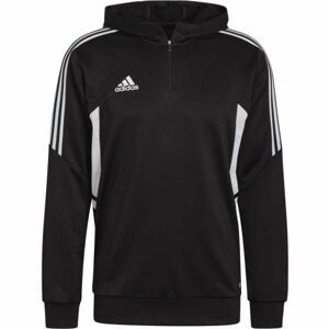 adidas CON22 TK HOOD Pánska futbalová mikina, čierna, veľkosť S