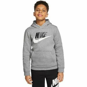 Nike SPORTSWEAR CLUB FLEECE Detská  mikina, sivá, veľkosť M