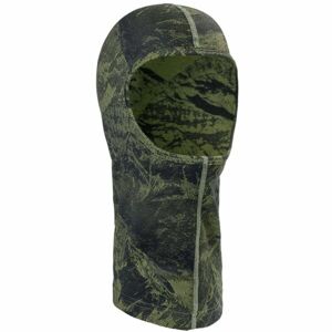 Odlo WHISTLER ECOMOUNTAIN PRINT FACEMASK Kukla, tmavo zelená, veľkosť L/XL