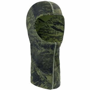 Odlo WHISTLER ECOMOUNTAIN PRINT FACEMASK Kukla, tmavo zelená, veľkosť S/M