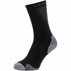 Odlo SOCKS CREW ACTIVE WARMRUNNING Ponožky, čierna, veľkosť 39/41
