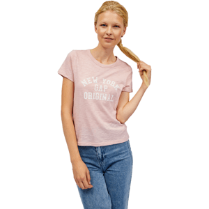 GAP V-SS FOREVERSOFT CREW Dámske tričko, ružová, veľkosť S